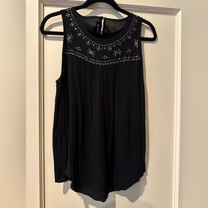 NWT Black Sleeveless Top